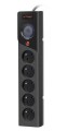 ARMAC Listwa zasilająca Z5 1.5M 5x230v 10a Z5/CZ/15 czarna