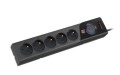 ARMAC Listwa zasilająca Z5 1.5M 5x230v 10a Z5/CZ/15 czarna