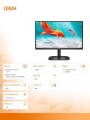 AOC Monitor 22B2H 21.5 VA HDMI