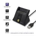 Qoltec Inteligentny czytnik chipowych kart ID | USB 2.0 | Plug&play