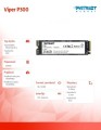 Patriot Dysk SSD 256GB Viper P300 1700/1100 PCIe M.2 2280