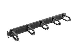 Lanberg Organizer kabli do szaf 19'' 1U Typ B czarny AK-1203-B