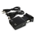 Elmak Konwerter/Adapter VGA do HDMI AUDIO Full HD/1080p 60Hz SAVIO CL-145