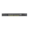 Zyxel GS2220-28HP 24xGbE L2 PoE Switch GbE Uplink 1Y NCC Pro Pack LIC  GS2220-28HP-EU0101F