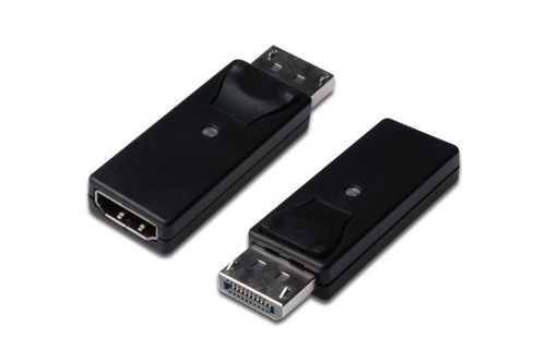 ASSMANN Adapter Displayport 1080p 60Hz FHD Typ DP/HDMI A M/Ż czarny