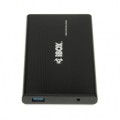 iBOX Obudowa metalowa HD-02 USB 3.0 Czarna