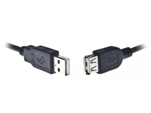 Gembird Przedłużacz USB 2.0 typu AM-AF 4.5m czarny