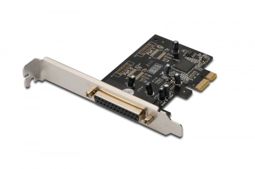 Digitus Karta rozszerzeń/Kontroler LPT PCI Express, 1xDB25, Low Profile, Chipset: MCS9901