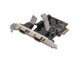 Digitus Karta rozszerzeń/Kontroler RS232 PCI Express, 2xDB9, Low Profile, Chipset: MCS9901