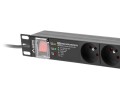 LANBERG Listwa zasil.rack PDU 1U 16A 2m 7 PDU-PRO-07E-0200-BK